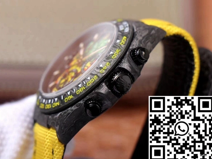 Color Fiber Dial Carbon Rolex Daytona Chronograph Cosmos Skull Edition 0706